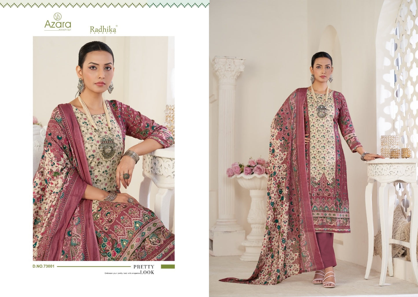 Avnee 3 Radhika Fashion Azara Pure Lawn Karachi Salwar Suits Wholesale Price