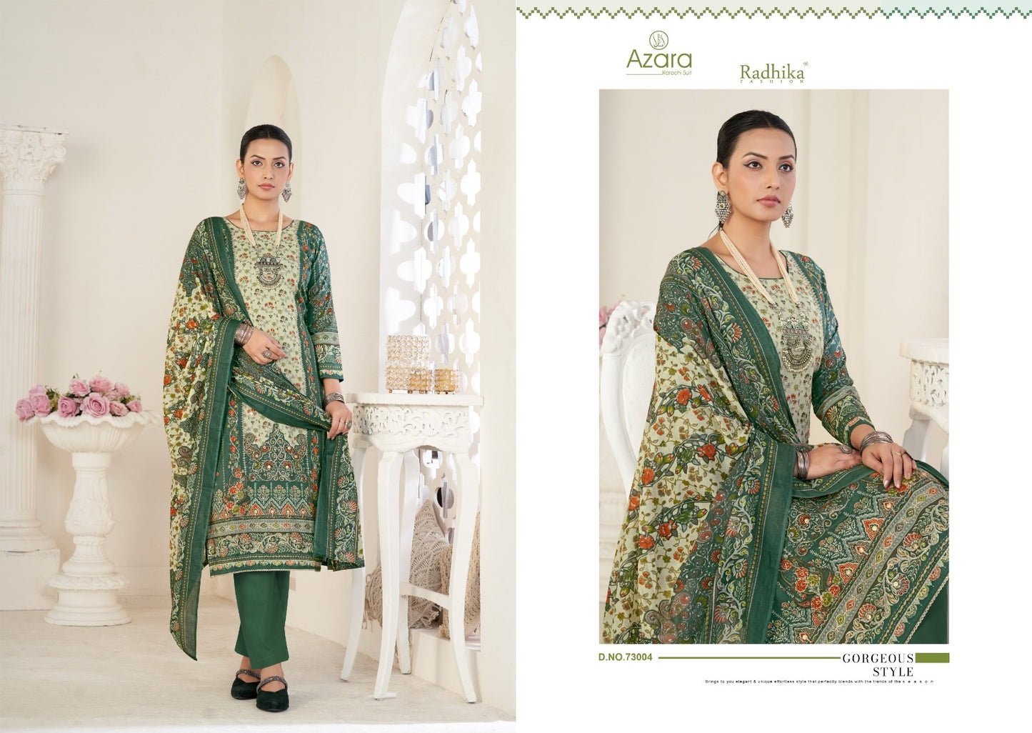 Avnee 3 Radhika Fashion Azara Pure Lawn Karachi Salwar Suits Wholesale Price