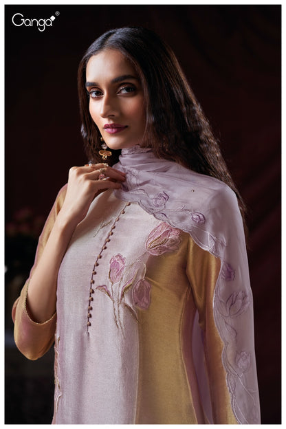Avniya 3730 Ganga Premium Bemberg Pant Style Suits Manufacturer India