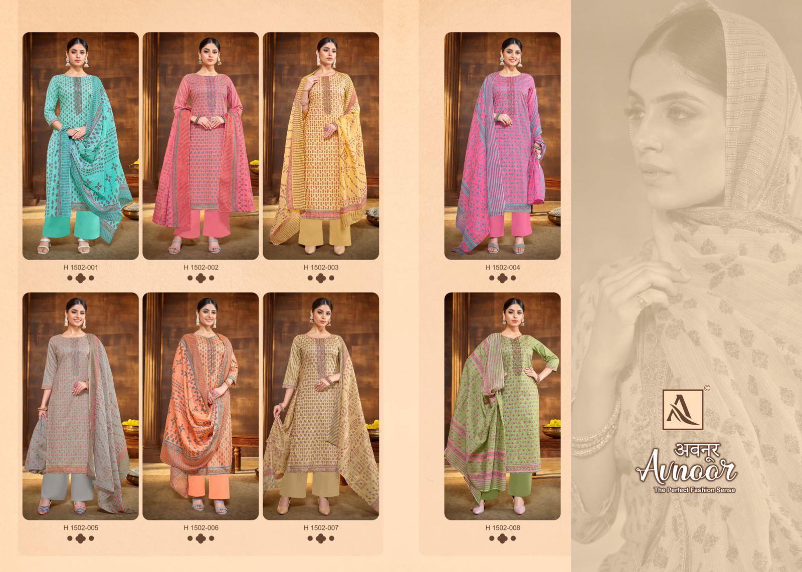 Avnoor Alok Cotton Plazzo Style Suits