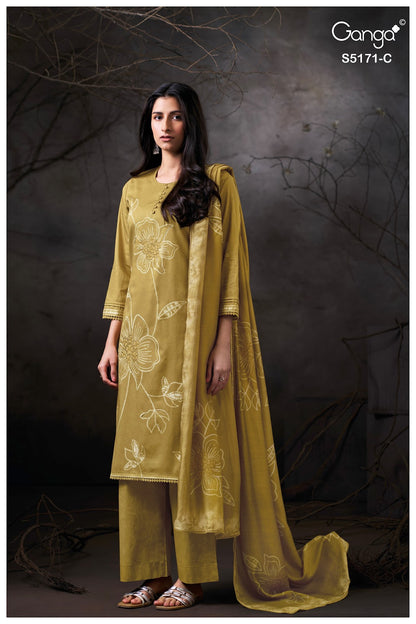 Avnur S5171 Ganga Corduroy Pant Style Suits Manufacturer Gujarat