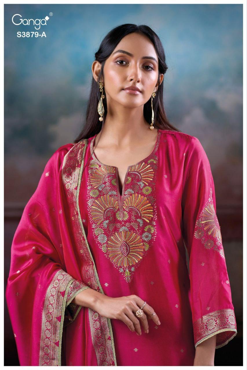 Avry 3879 Ganga Plazzo Style Suits Wholesale Rate