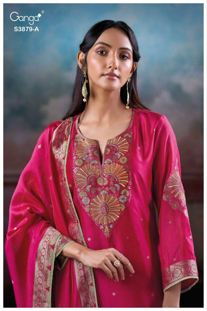 Avry 3879 Ganga Plazzo Style Suits Wholesale Rate