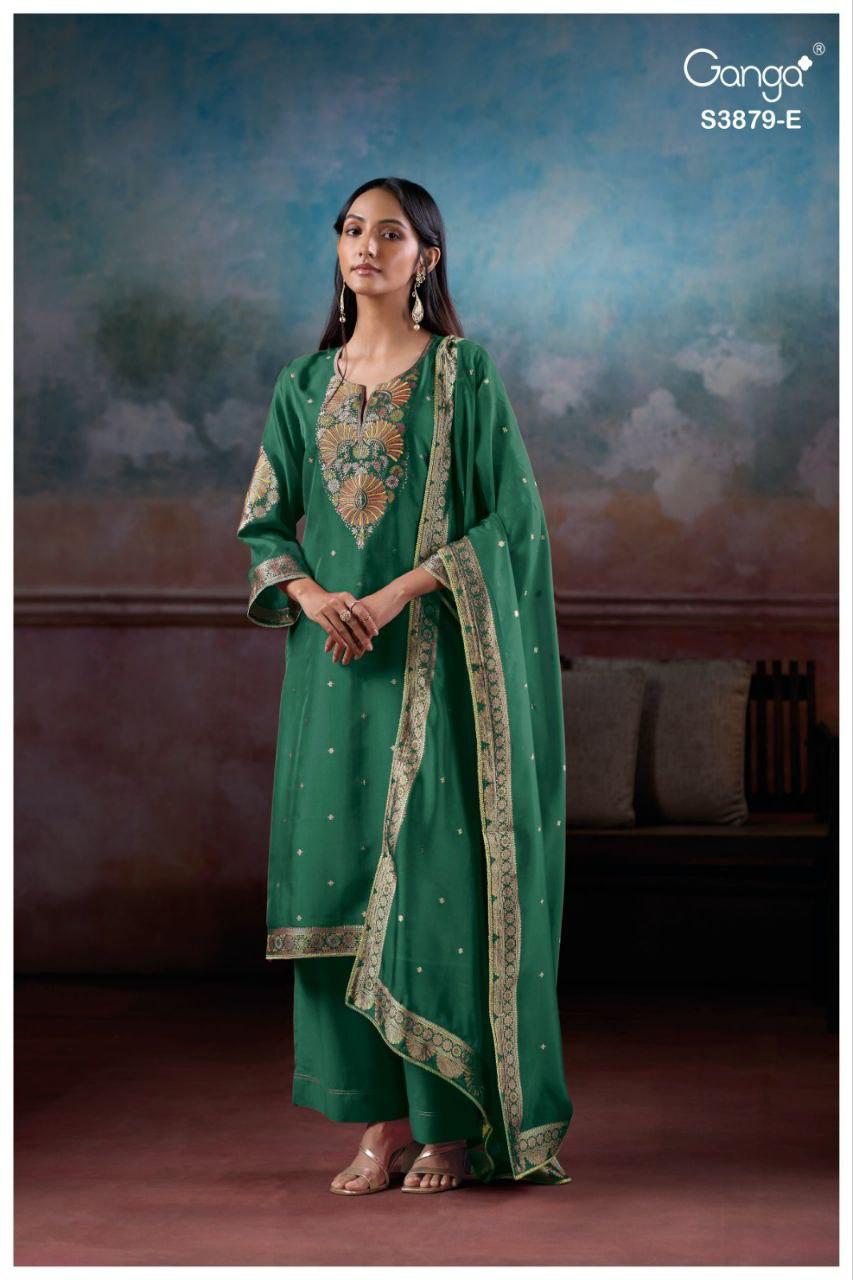 Avry 3879 Ganga Plazzo Style Suits Wholesale Rate