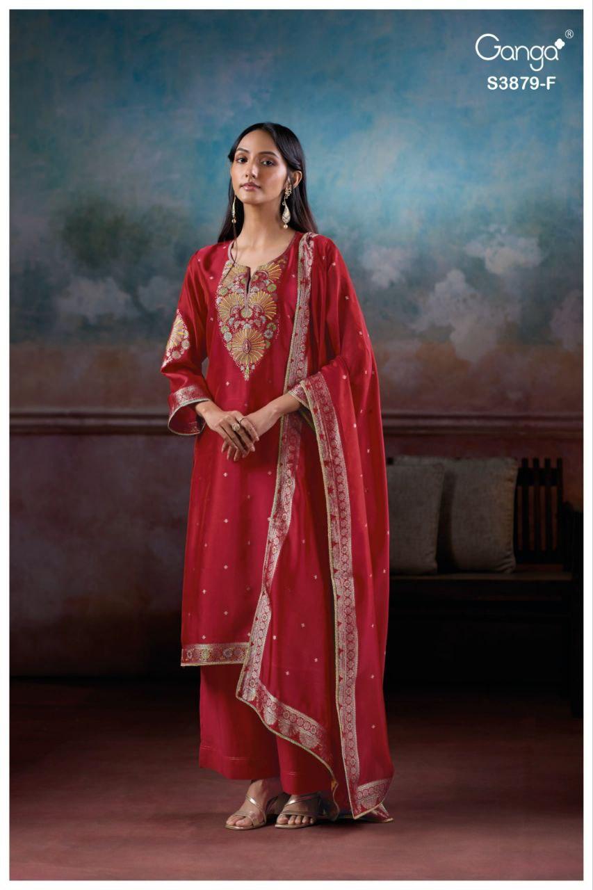 Avry 3879 Ganga Plazzo Style Suits Wholesale Rate