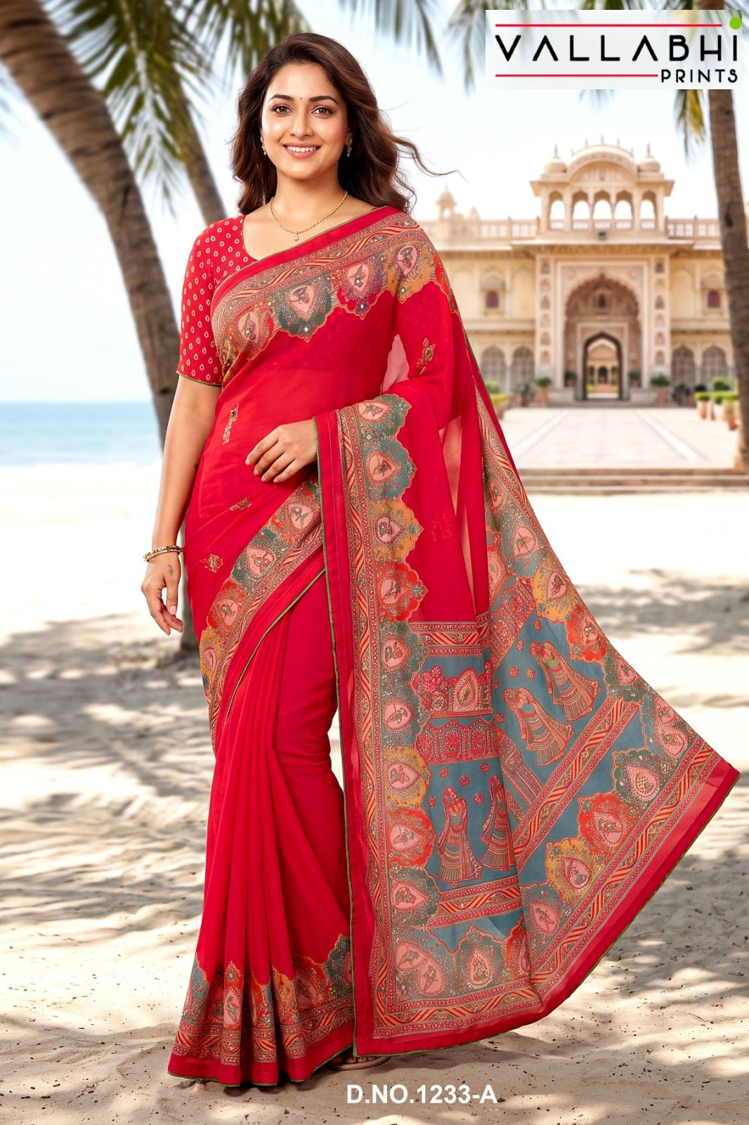 Avsar Vallabhi Prints Moss Sarees Wholesaler Ahmedabad