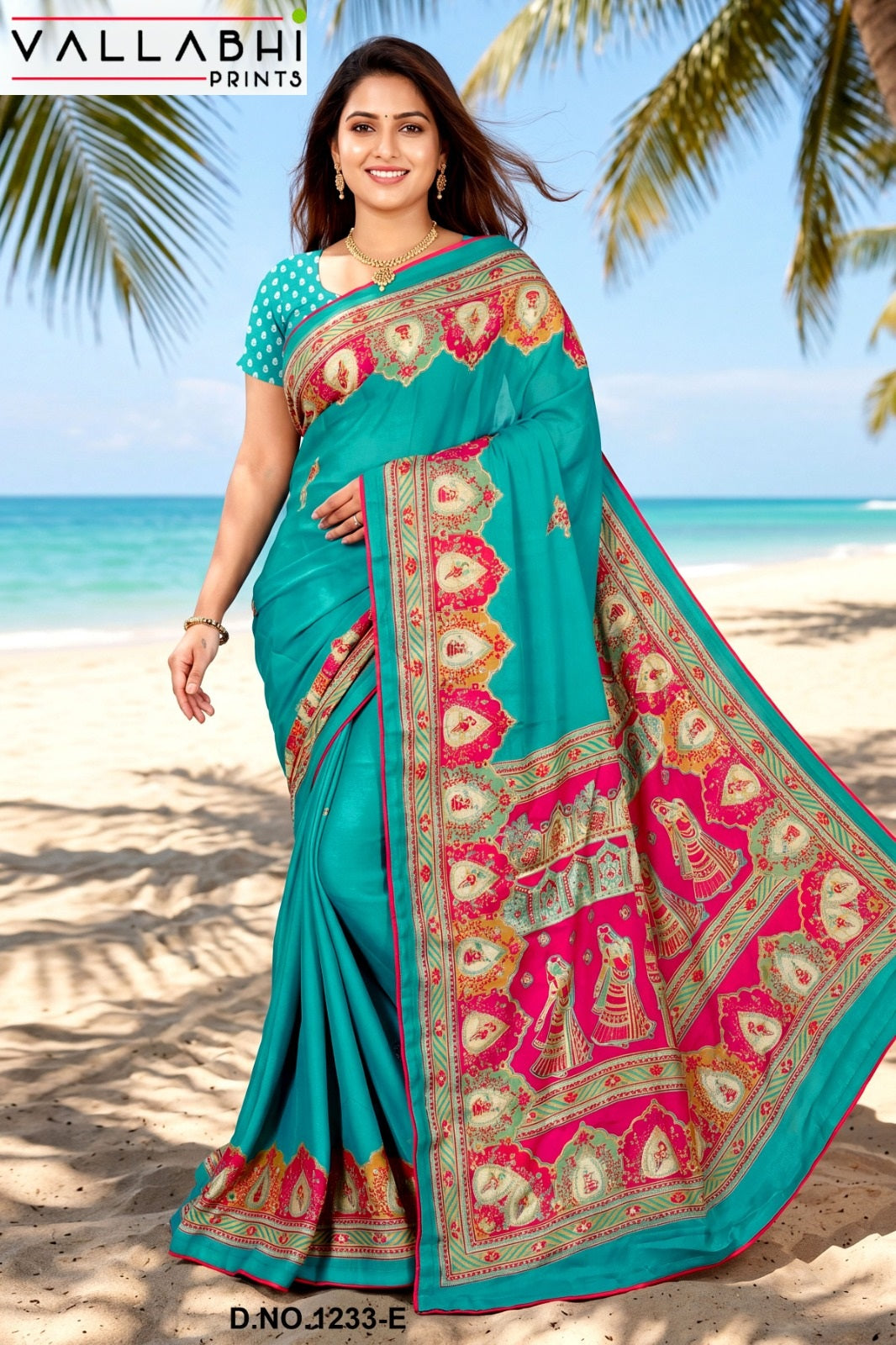 Avsar Vallabhi Prints Moss Sarees Wholesaler Ahmedabad