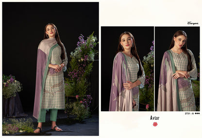Avtar Sargam Prints Viscose Muslin Salwar Suits Wholesale Price