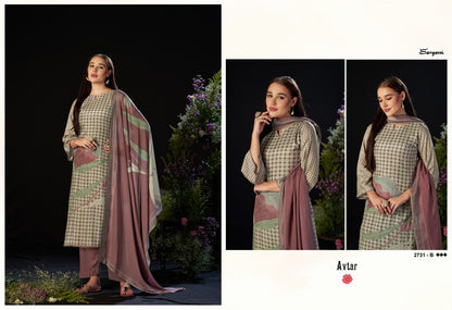 Avtar Sargam Prints Viscose Muslin Salwar Suits Wholesale Price