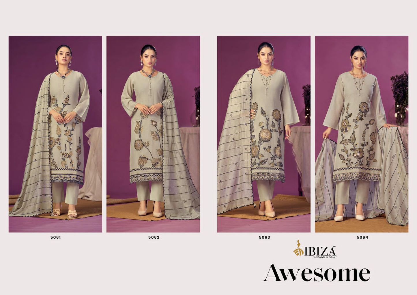 Awesome Ibiza Organic Pant Style Suits Wholesaler Ahmedabad