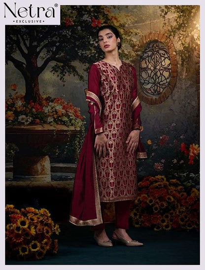 Ayaka Netra Premium Viscose Pant Style Suits Manufacturer India