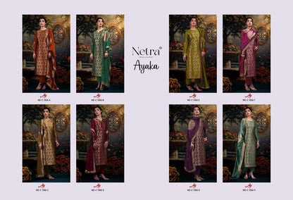 Ayaka Netra Premium Viscose Pant Style Suits Manufacturer India