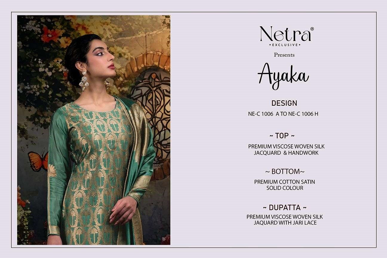Ayaka Netra Premium Viscose Pant Style Suits Manufacturer India