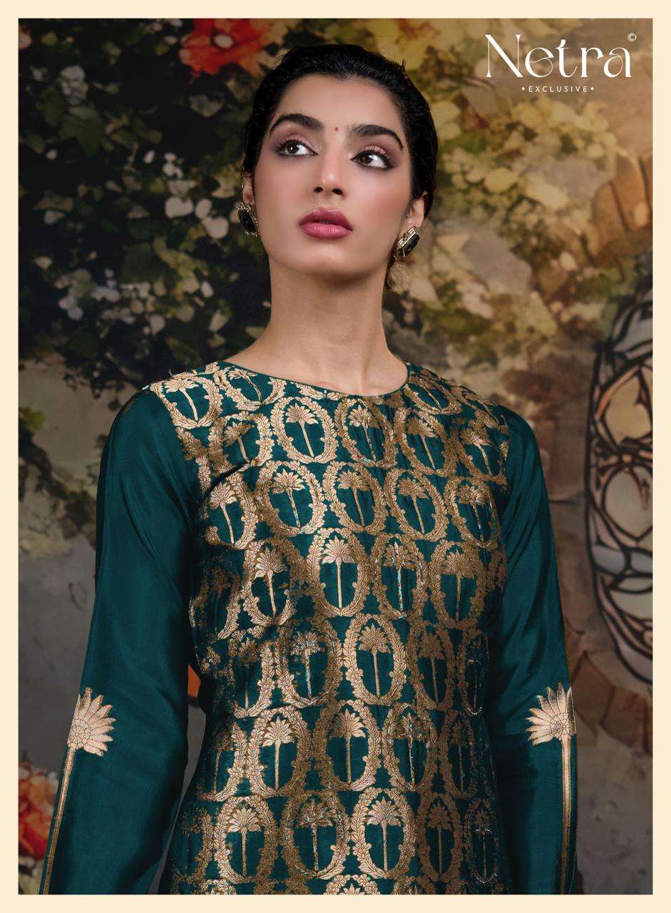 Ayaka Vol 2 Netra Woven Silk Pant Style Suits Supplier Gujarat