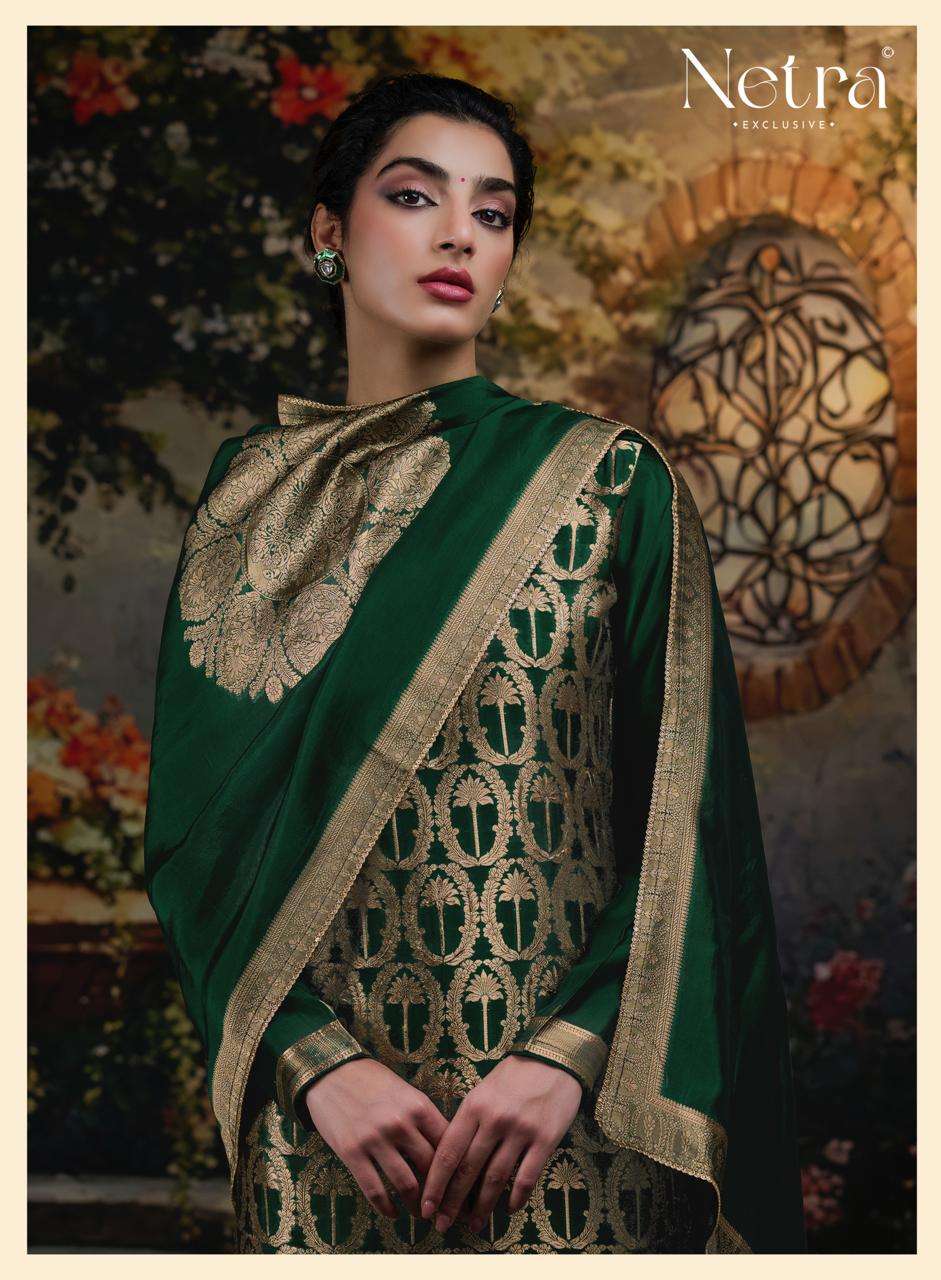 Ayaka Vol 2 Netra Woven Silk Pant Style Suits Supplier Gujarat