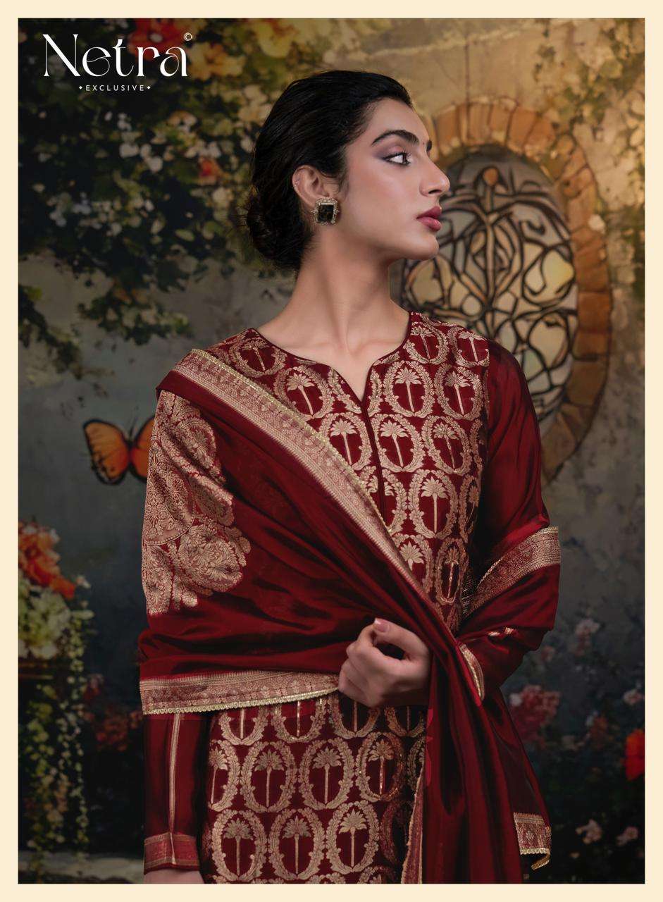 Ayaka Vol 2 Netra Woven Silk Pant Style Suits Supplier Gujarat