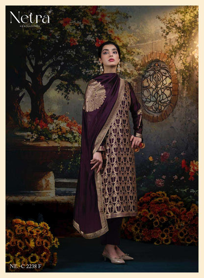 Ayaka Vol 2 Netra Woven Silk Pant Style Suits Supplier Gujarat