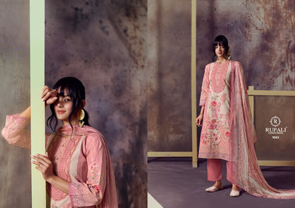 Ayanna Rupali Cambric Cotton Pant Style Suits Wholesaler Ahmedabad