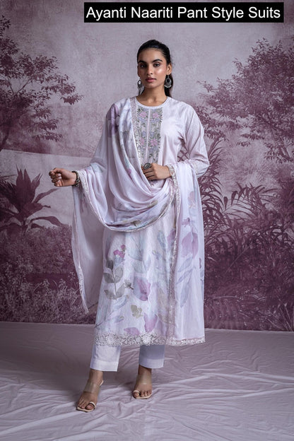 Ayanti Naariti Cotton Pant Style Suits Wholesaler
