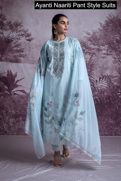 Ayanti Naariti Cotton Pant Style Suits Wholesaler