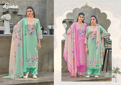 Ayena Rivaa Cotton Pant Style Suits Exporter Ahmedabad