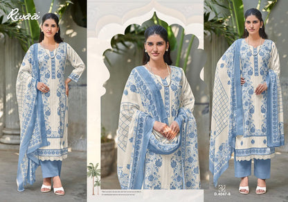 Ayena Rivaa Cotton Pant Style Suits Exporter Ahmedabad