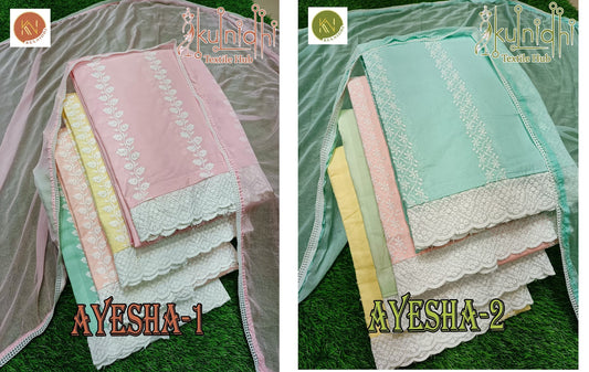 Ayesha Kulnidhi Cotton Salwar Suits Supplier India