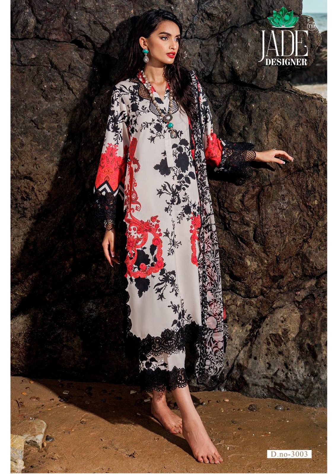 Ayesha Zara Vol 3 Jade Designer Cotton Lawn Karachi Salwar Suits Supplier