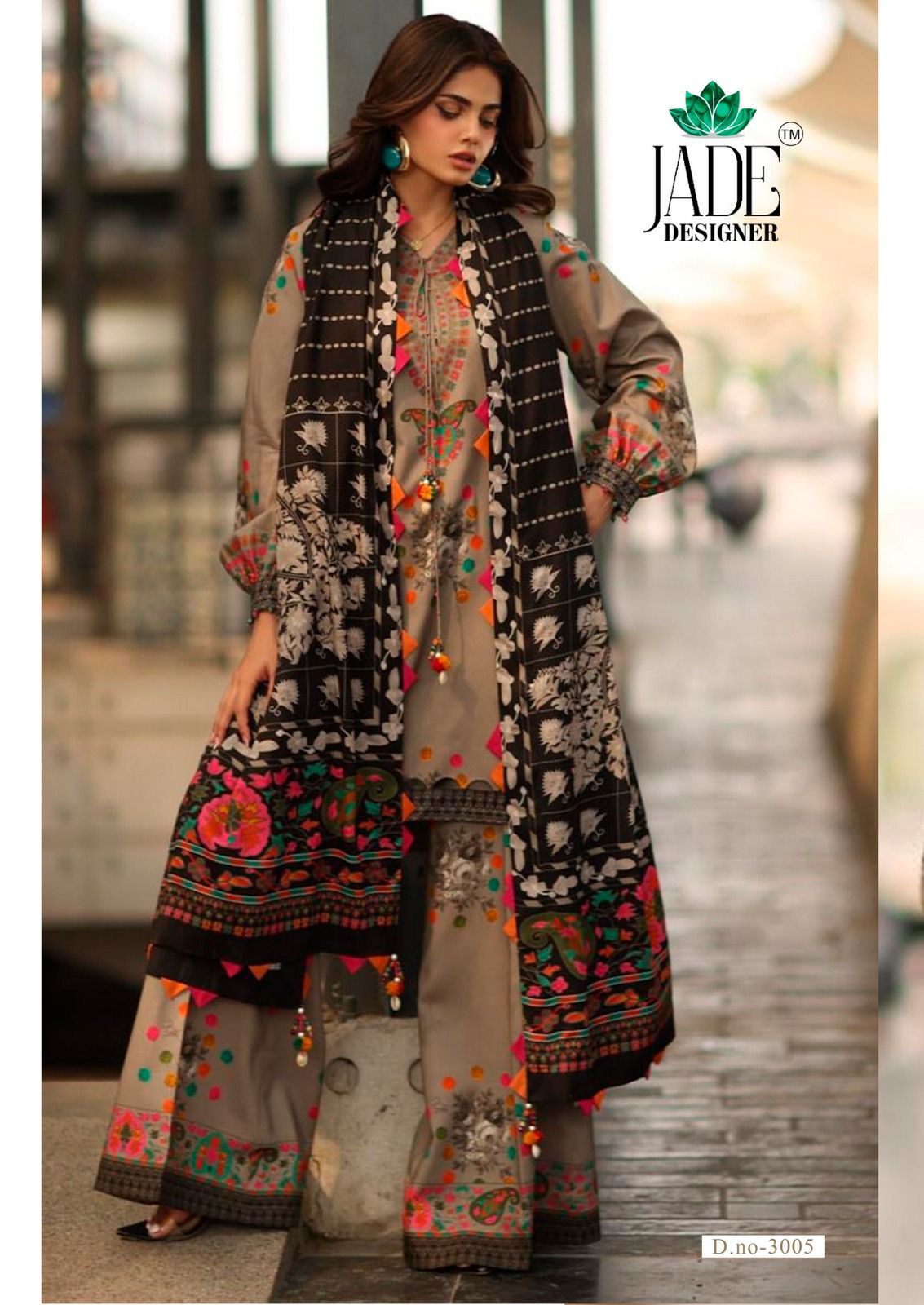 Ayesha Zara Vol 3 Jade Designer Cotton Lawn Karachi Salwar Suits Supplier