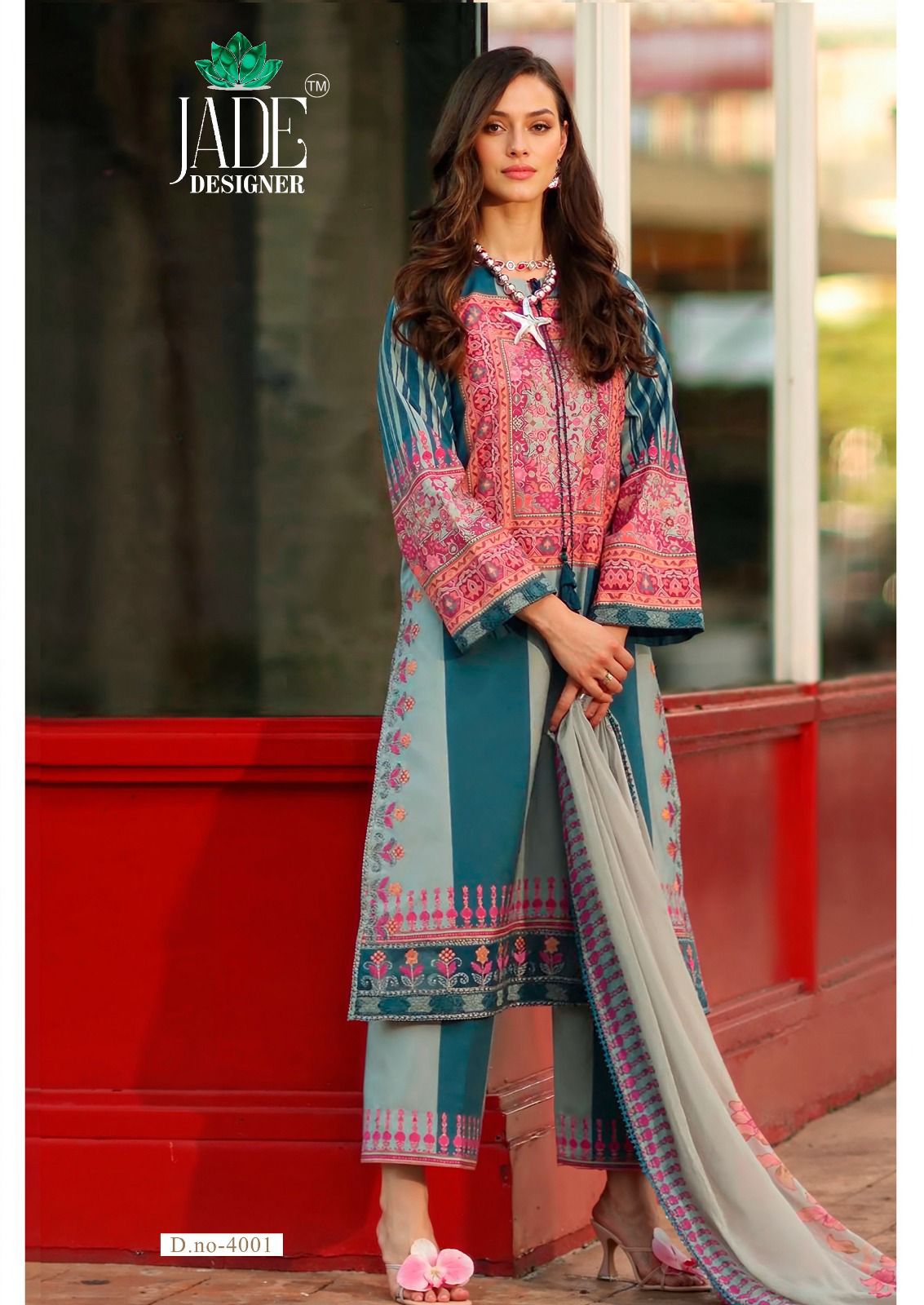 Ayesha Zara Vol 4 Jade Designer Lawn Cotton Karachi Salwar Suits Manufacturer