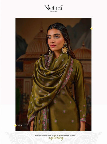 Ayla Netra Premium Viscose Pant Style Suits Supplier India