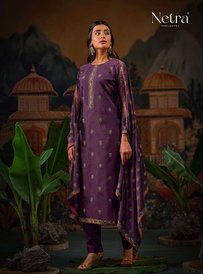 Ayla Netra Premium Viscose Pant Style Suits Supplier India