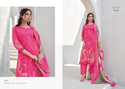 Ayliz Irika Cotton Cambric Plazzo Style Suits Wholesale Price