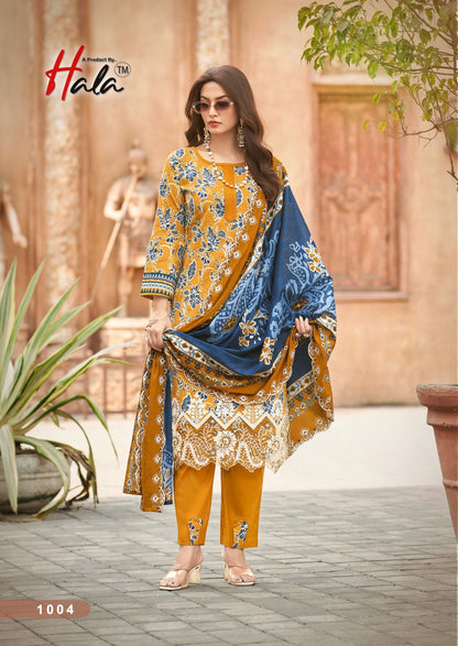 Ayra Vol 1 Hala Pure Cotton Karachi Salwar Suits Manufacturer India