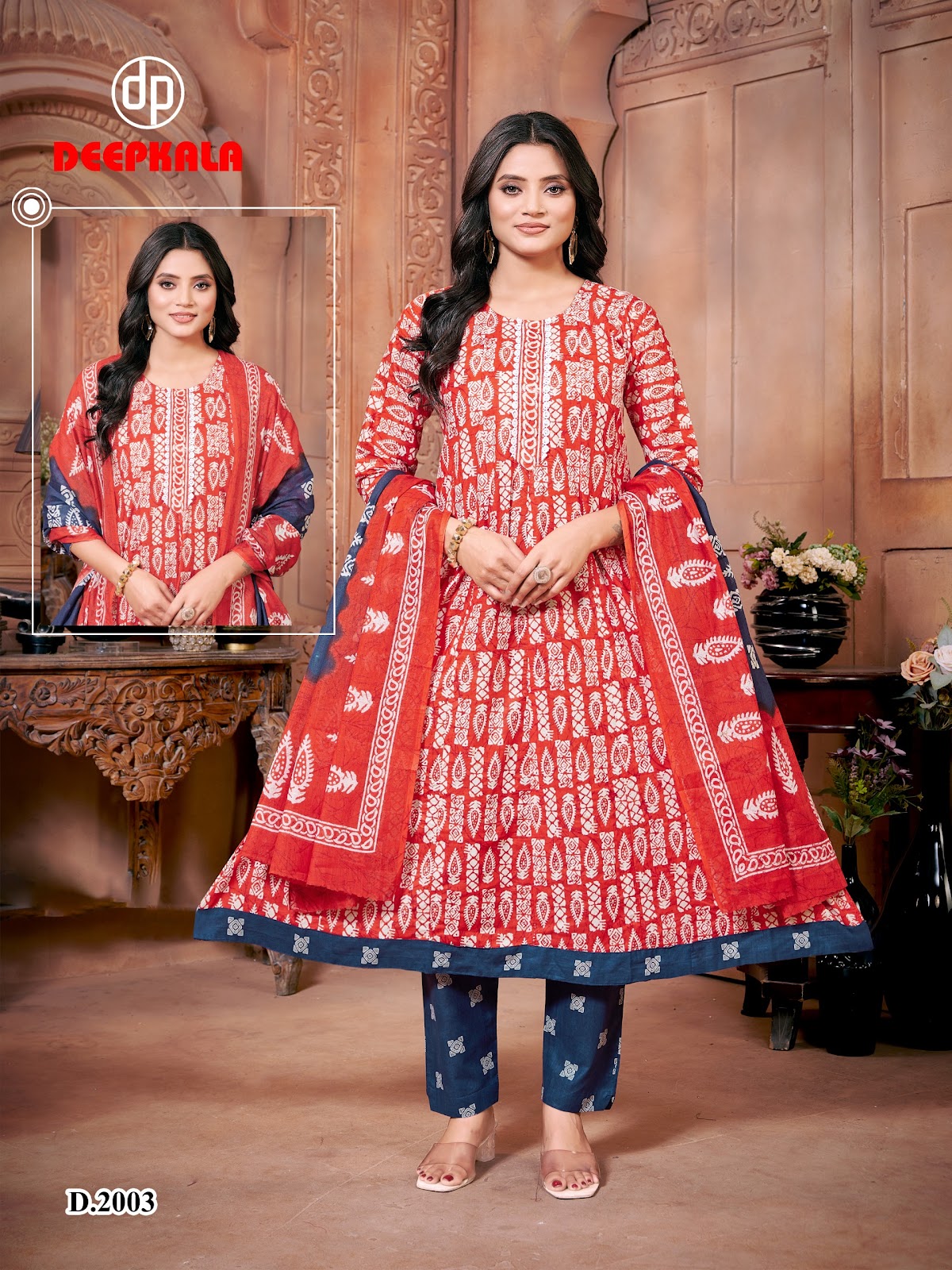 Aysha Vol 2 Deepkala Cotton Readymade Anarkali Suits Exporter Gujarat