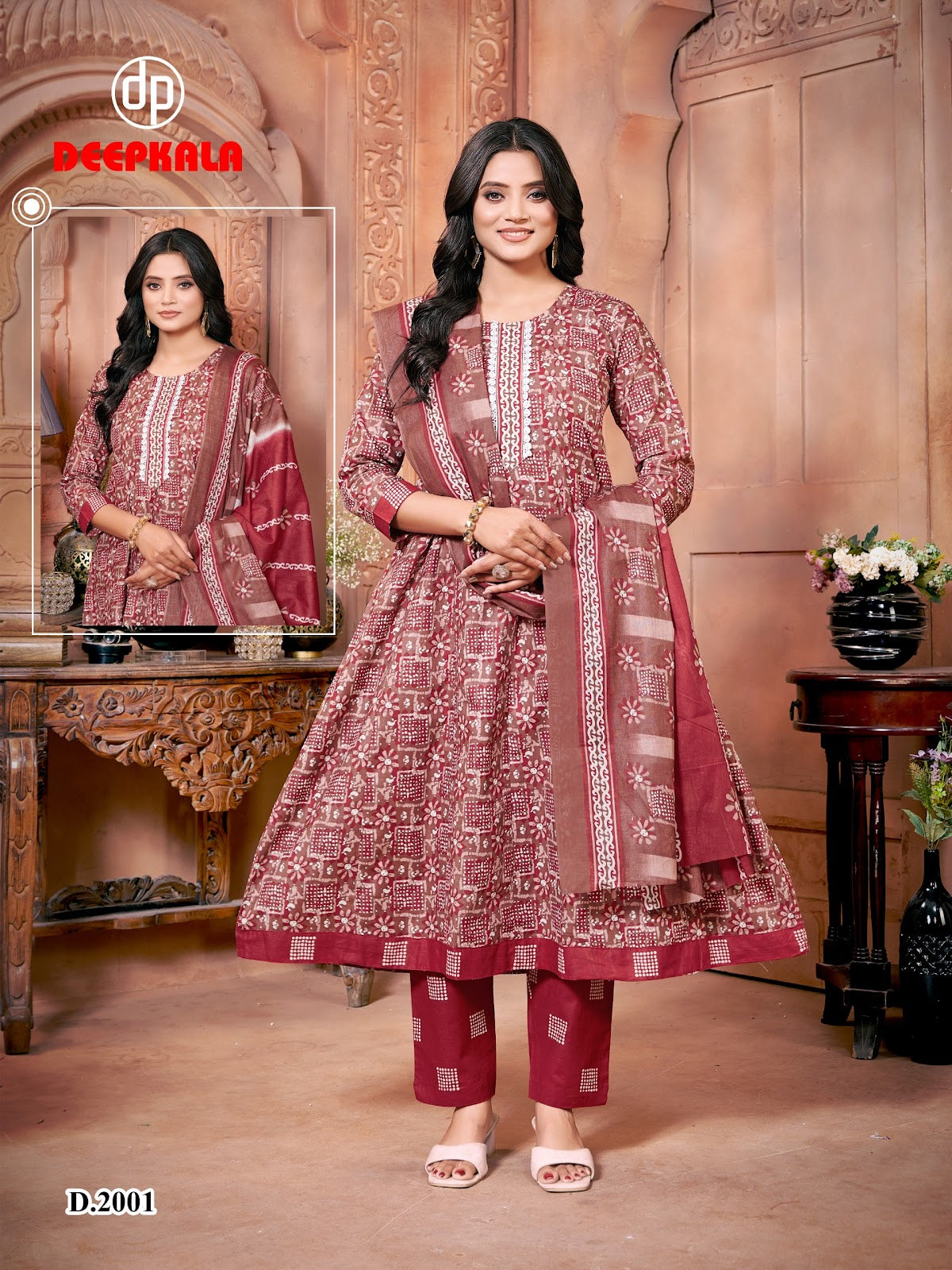 Aysha Vol 2 Deepkala Cotton Readymade Anarkali Suits Exporter Gujarat