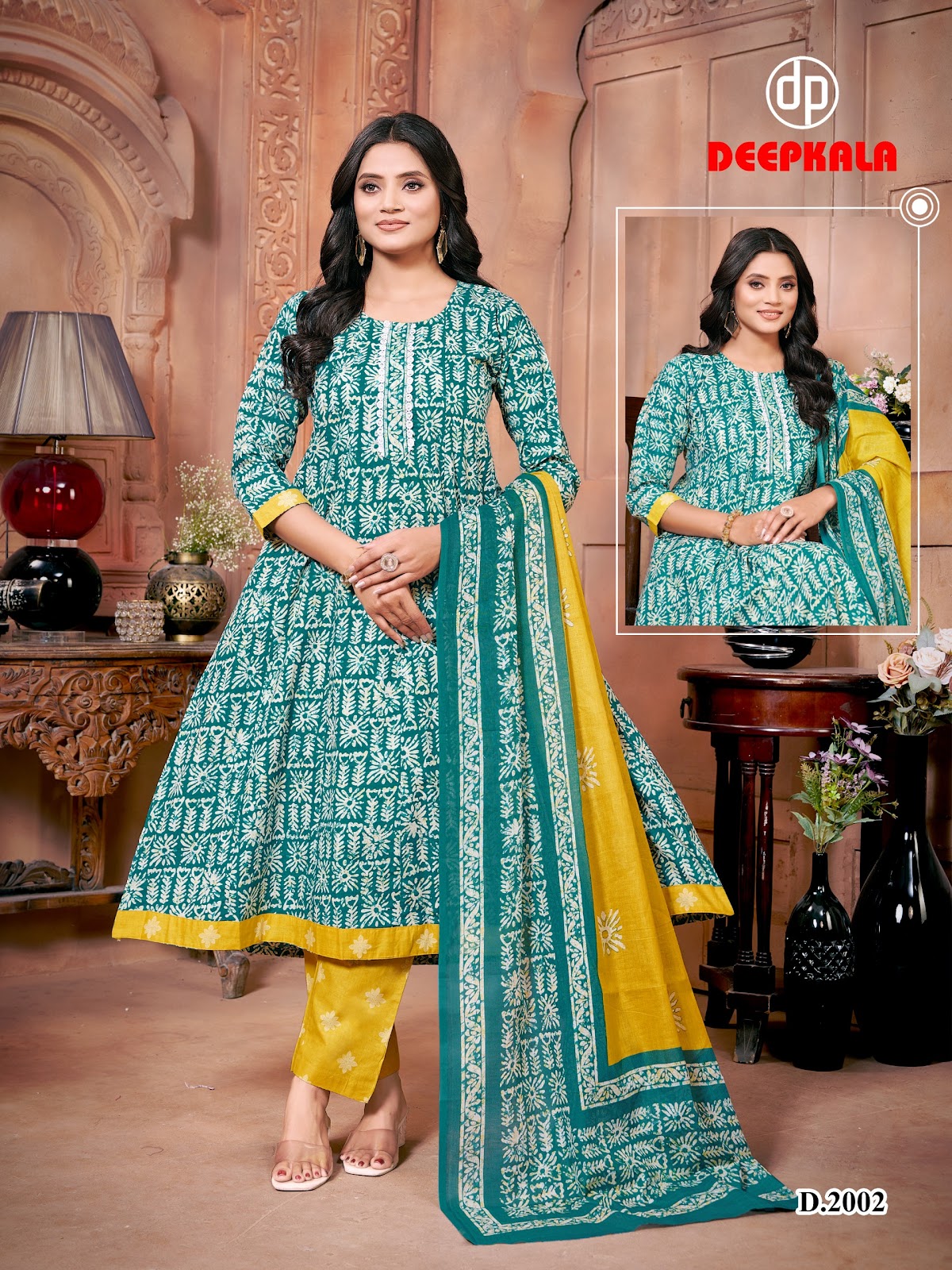 Aysha Vol 2 Deepkala Cotton Readymade Anarkali Suits Exporter Gujarat