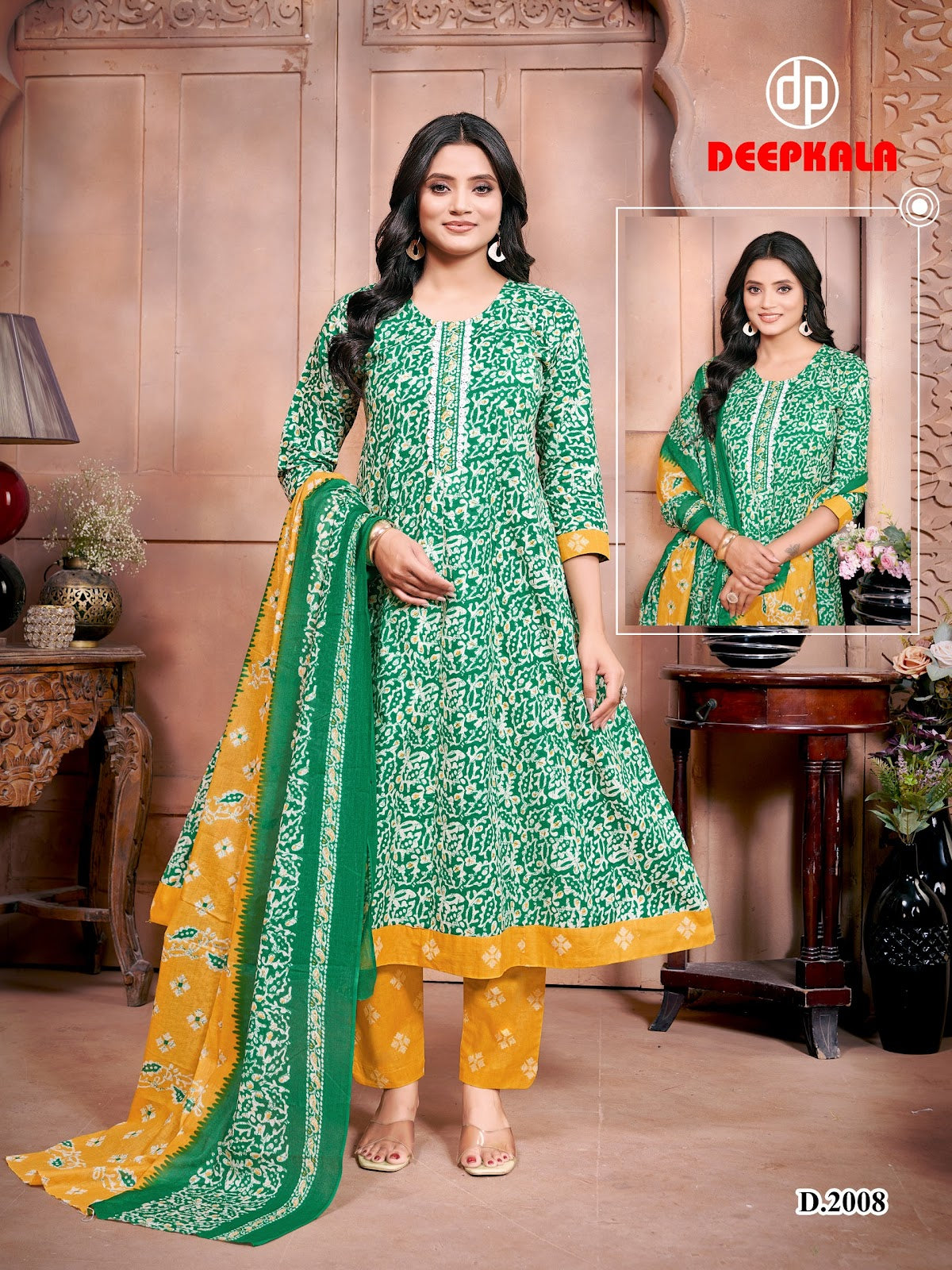 Aysha Vol 2 Deepkala Cotton Readymade Anarkali Suits Exporter Gujarat