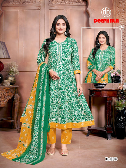 Aysha Vol 2 Deepkala Cotton Readymade Anarkali Suits Exporter Gujarat