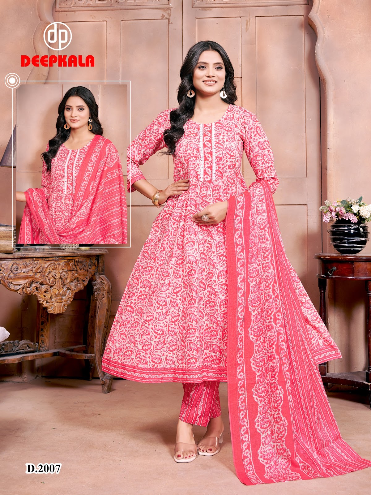 Aysha Vol 2 Deepkala Cotton Readymade Anarkali Suits Exporter Gujarat