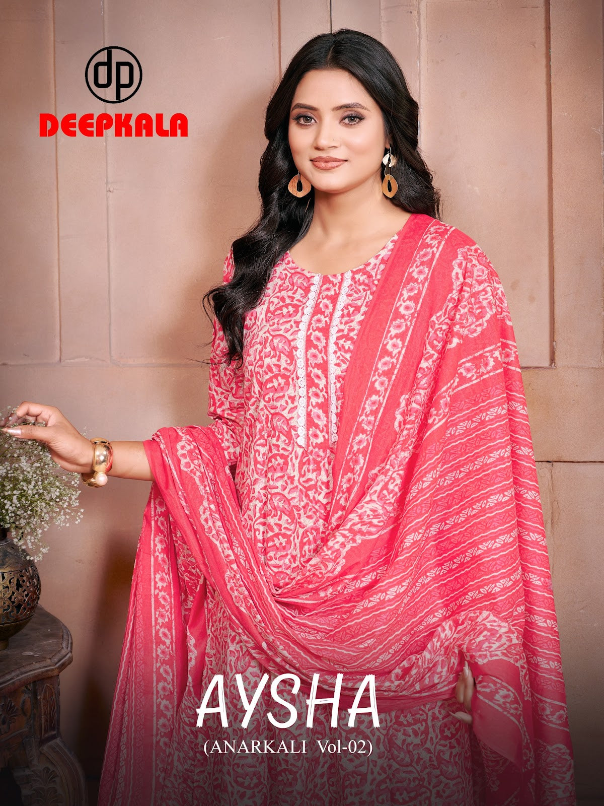 Aysha Vol 2 Deepkala Cotton Readymade Anarkali Suits Exporter Gujarat