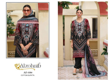 Az-1147-1185 Al Zohaib Pure Cotton Pakistani Salwar Suits Wholesaler India