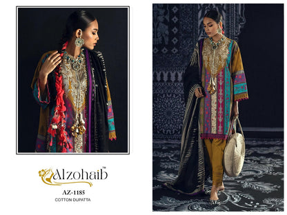 Az-1147-1185 Al Zohaib Pure Cotton Pakistani Salwar Suits Wholesaler India