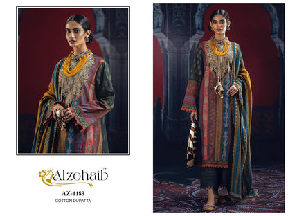 Az-1147-1185 Al Zohaib Pure Cotton Pakistani Salwar Suits Wholesaler India