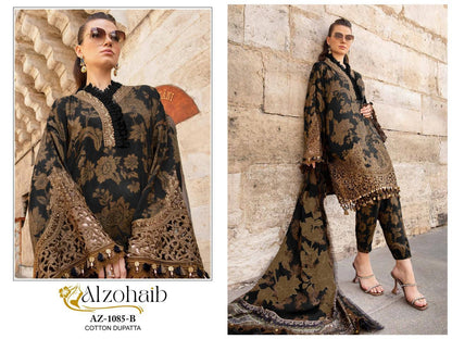 Az 1084-1085 Abc Al Zohaib Cotton Pakistani Patch Work Suits Supplier Ahmedabad