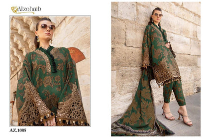 Az 1084-1085 Abc Al Zohaib Cotton Pakistani Patch Work Suits Supplier Ahmedabad