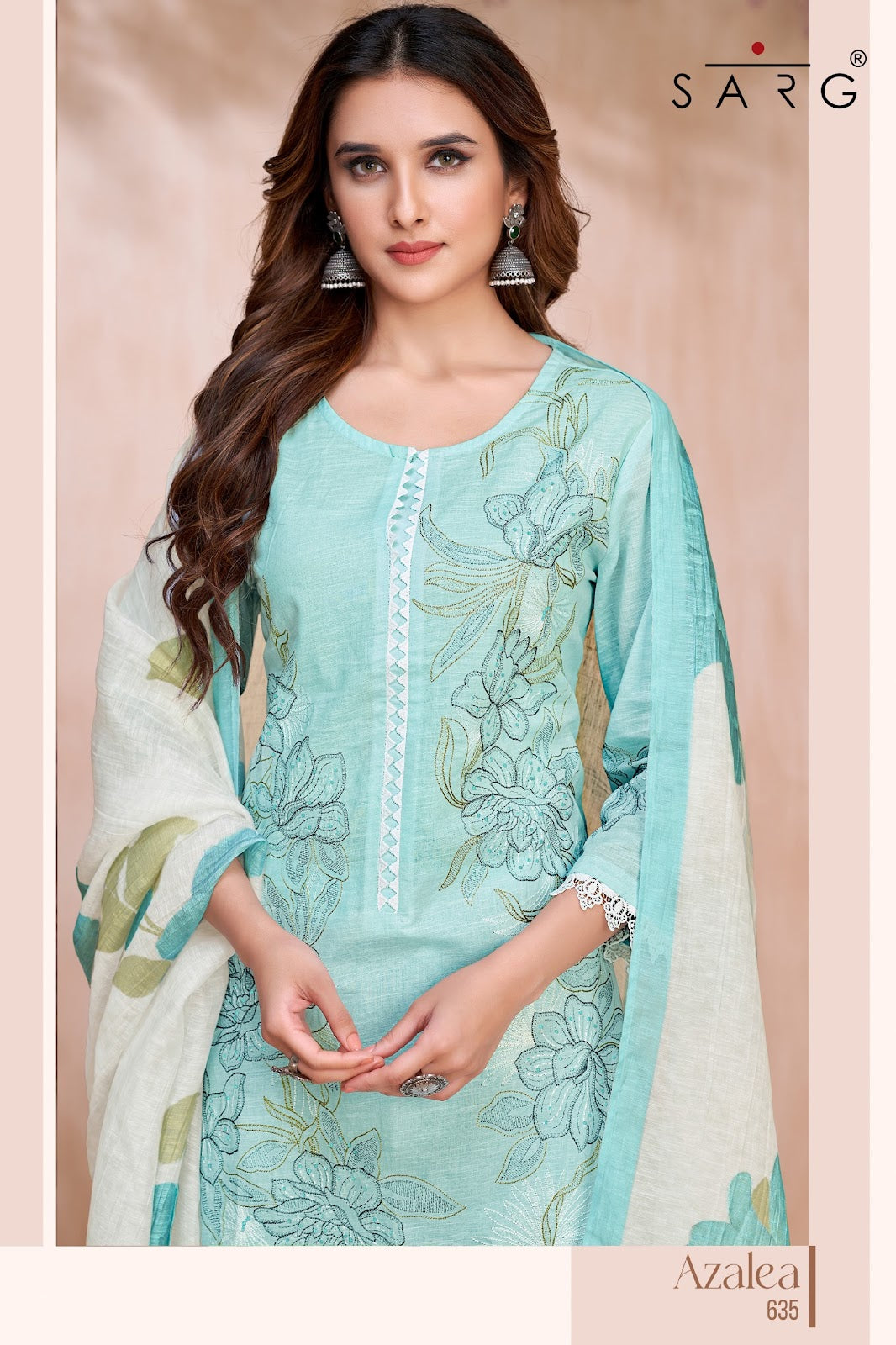 Azalea Sarg Premium Cotton Pant Style Suits Wholesale