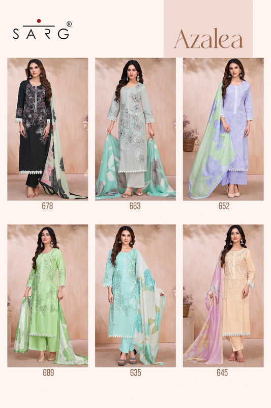 Azalea Sarg Premium Cotton Pant Style Suits Wholesale