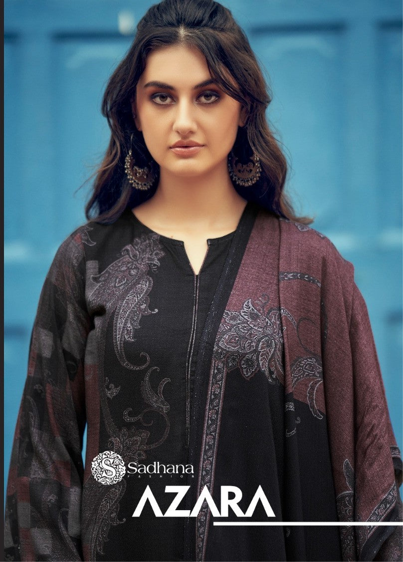 Azara Sadhana Viscose Pashmina Suits Wholesale