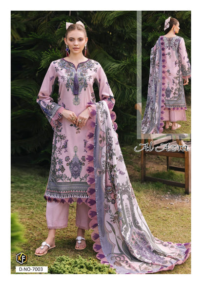 Azara Vol 7 Keval Fab Heavy Cotton Karachi Salwar Suits Manufacturer Gujarat